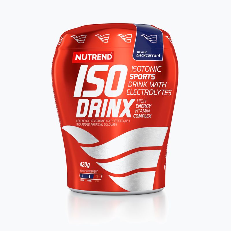 Isotonický nápoj Nutrend Isodrinx 420g černý rybíz VS-014-420-ČR