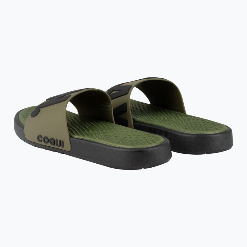 Pánské žabky Coqui Speedy army green relax on 9