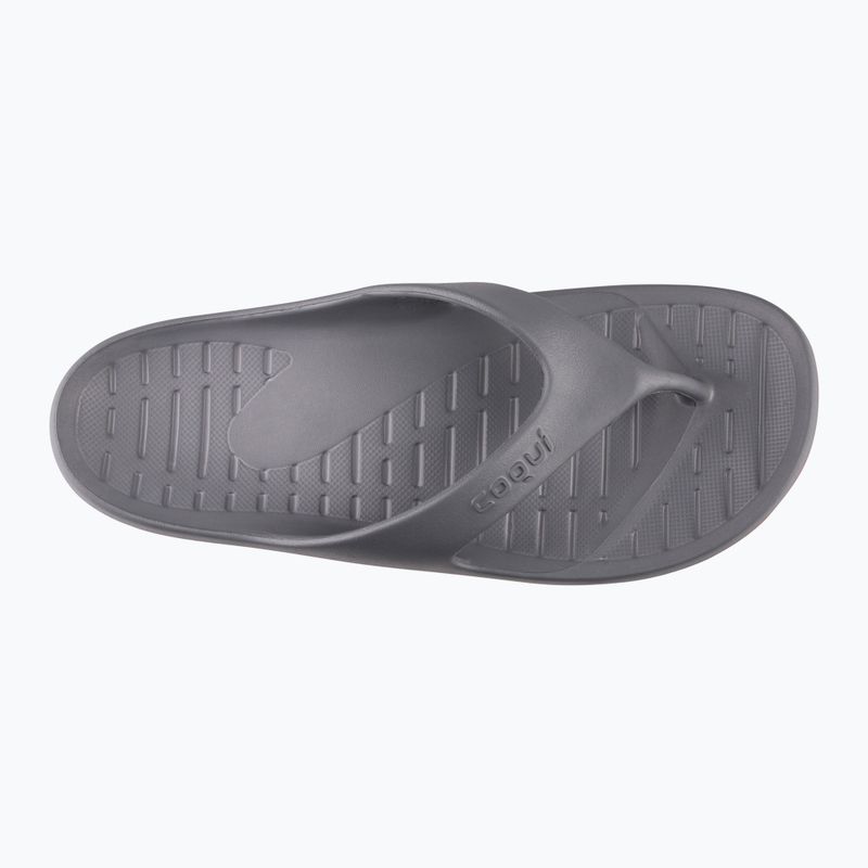 Pánské žabky Coqui Zucco dark grey/red 10