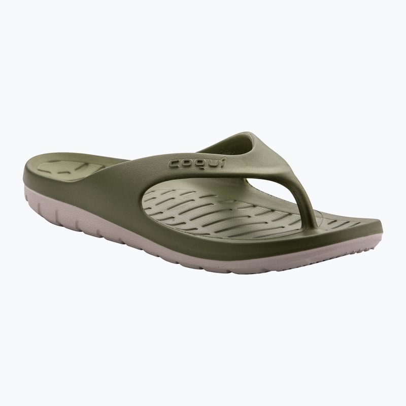 Pánské žabky Coqui Zucco dark army green/stone 7