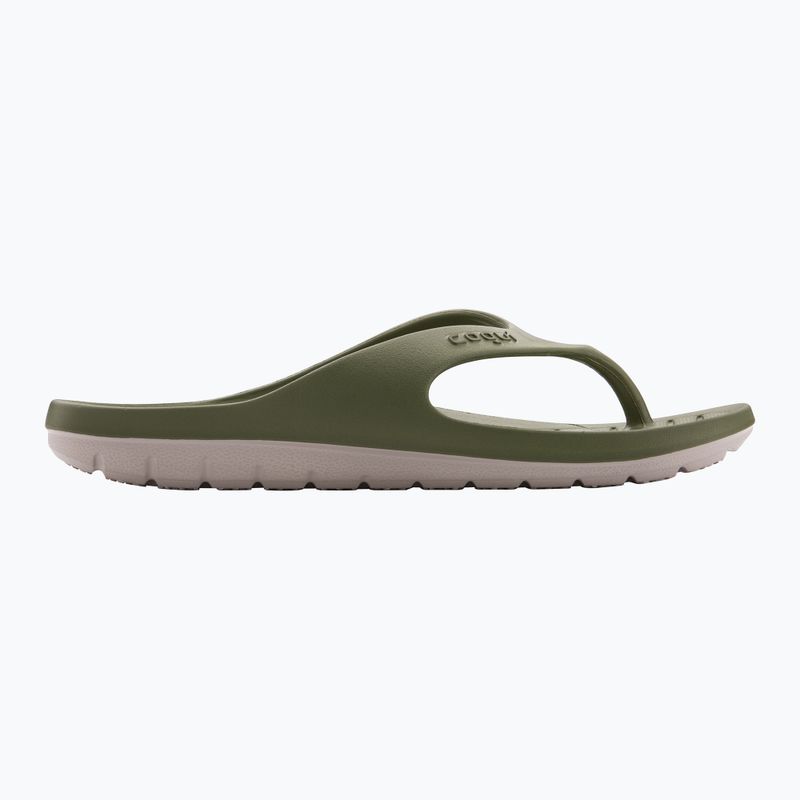 Pánské žabky Coqui Zucco dark army green/stone 8