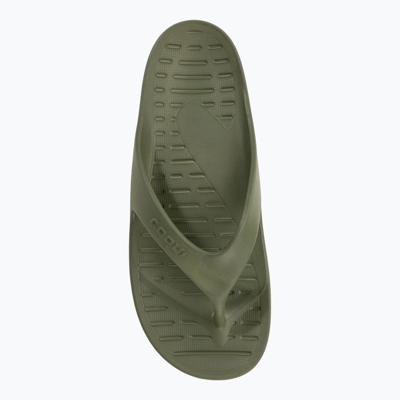 Pánské žabky Coqui Zucco dark army green/stone 6