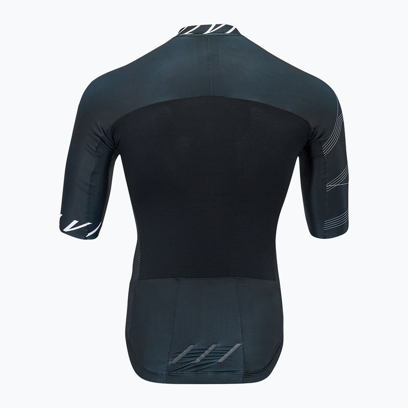 Pánský cyklistický dres SILVINI Stelvio černo-bílá 3120-MD1604/8012 2