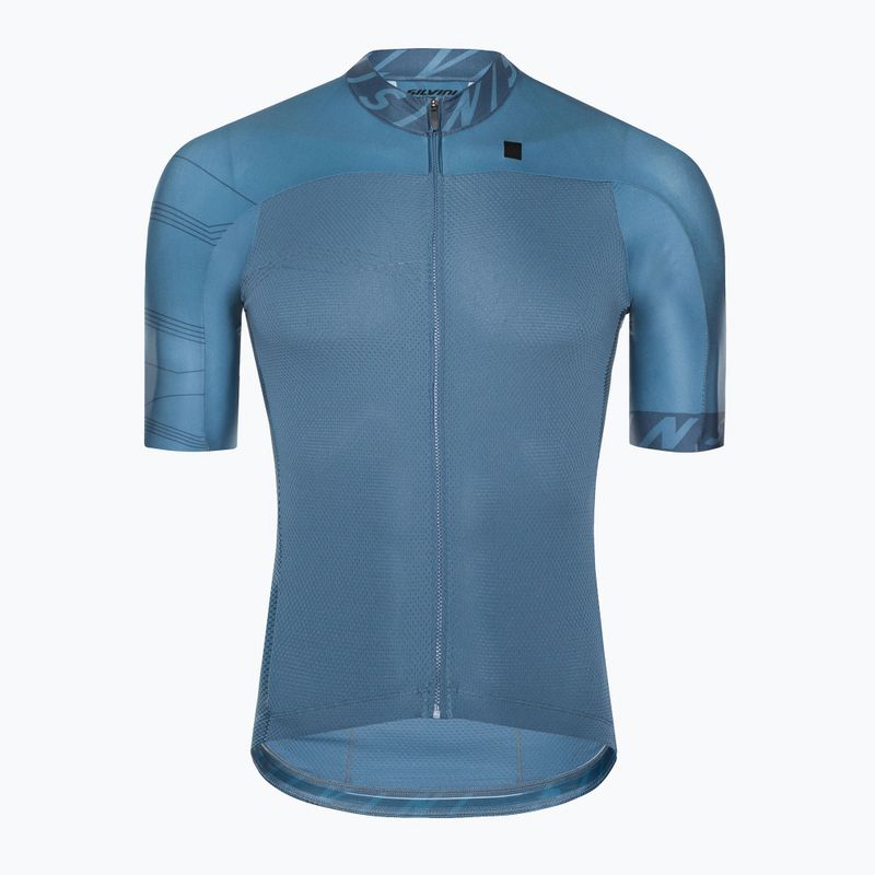 Pánský cyklistický dres SILVINI Stelvio modrý 3120-MD1604/30322