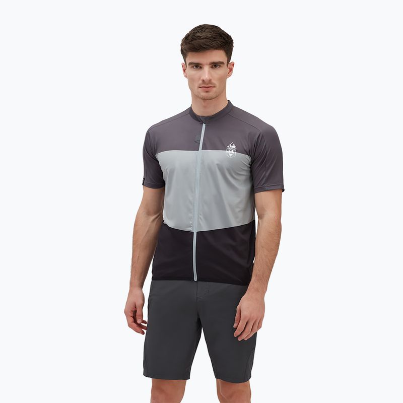 Pánský cyklistický dres SILVINI Turano Pro šedo-bílá 3120-MD1645/11082