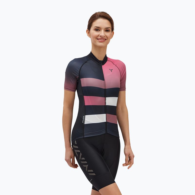 Dámský cyklistický dres SILVINI Mazzana černo-růžová 3122-WD2045/8911 3