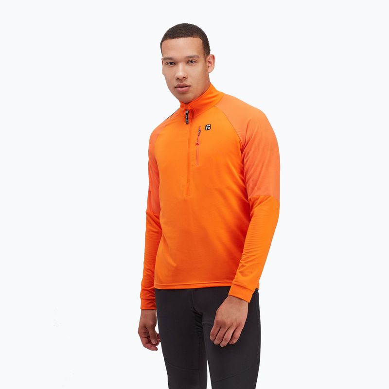 Pánská mikina na běžky SILVINI Marone orange 3222-MJ1900/6060