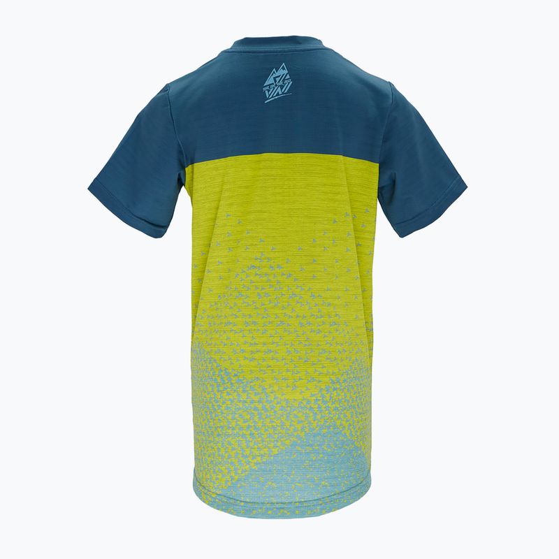 Dětský cyklistický dres SILVINI Denni modro-žlutá 3123-CD2283/30711 2