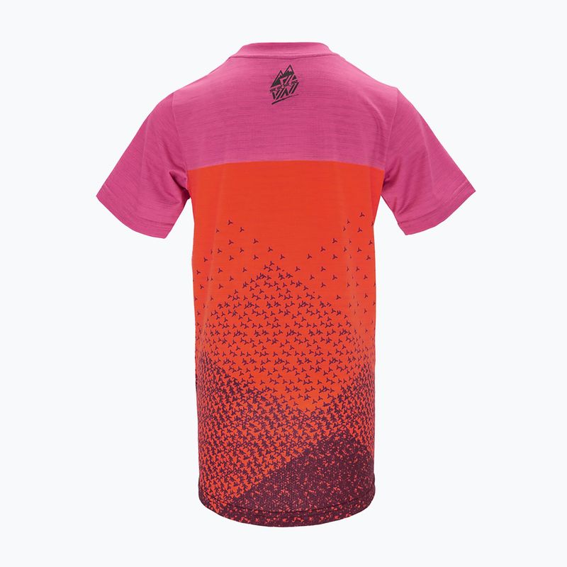 Dětský cyklistický dres SILVINI Denni oranžovo-růžová 3123-CD2283/60911 2