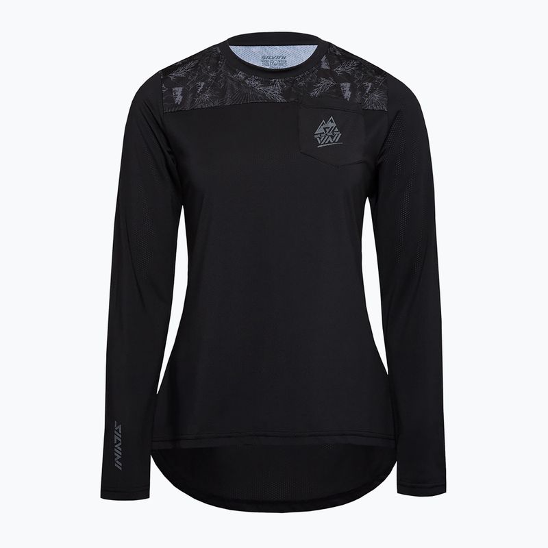 Dámské cyklistické tričko Longsleeve SILVINI Ella charcoal