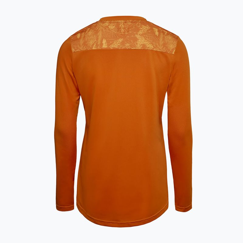 Dámské cyklistické tričko Longsleeve SILVINI Ella orange  2