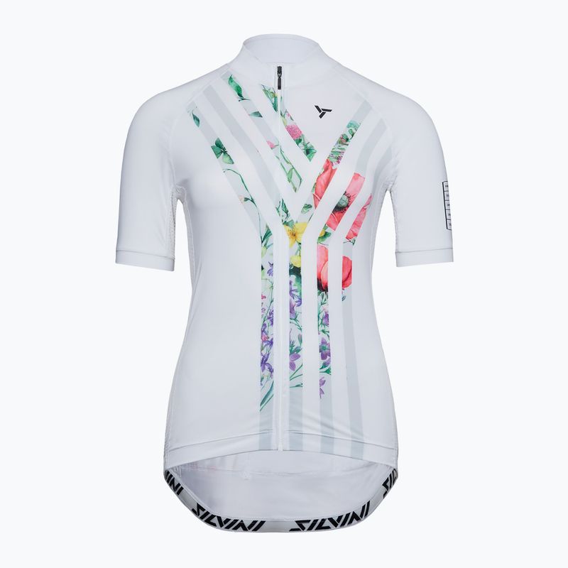 Dámský cyklistický dres SILVINI Calnia white/cloud