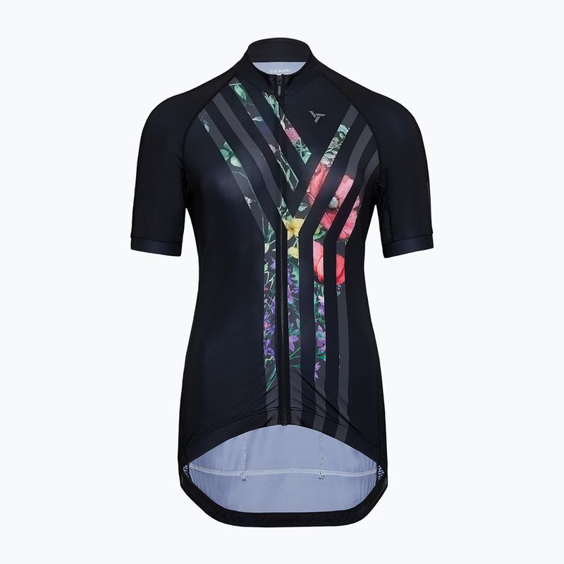 Dámský cyklistický dres SILVINI Calnia black/charcoal