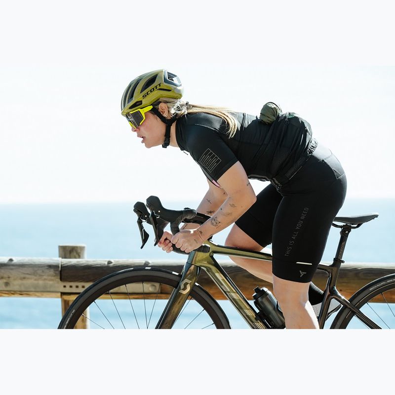 Dámský cyklistický dres SILVINI Calnia black/charcoal 3