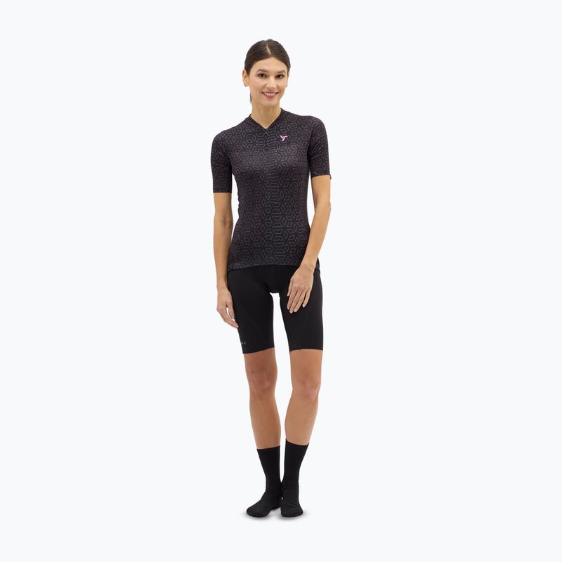 Dámský cyklistický dres SILVINI Catirina black/blush 2