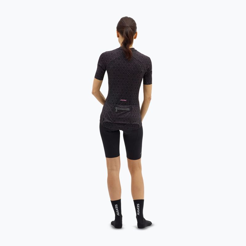 Dámský cyklistický dres SILVINI Catirina black/blush 4
