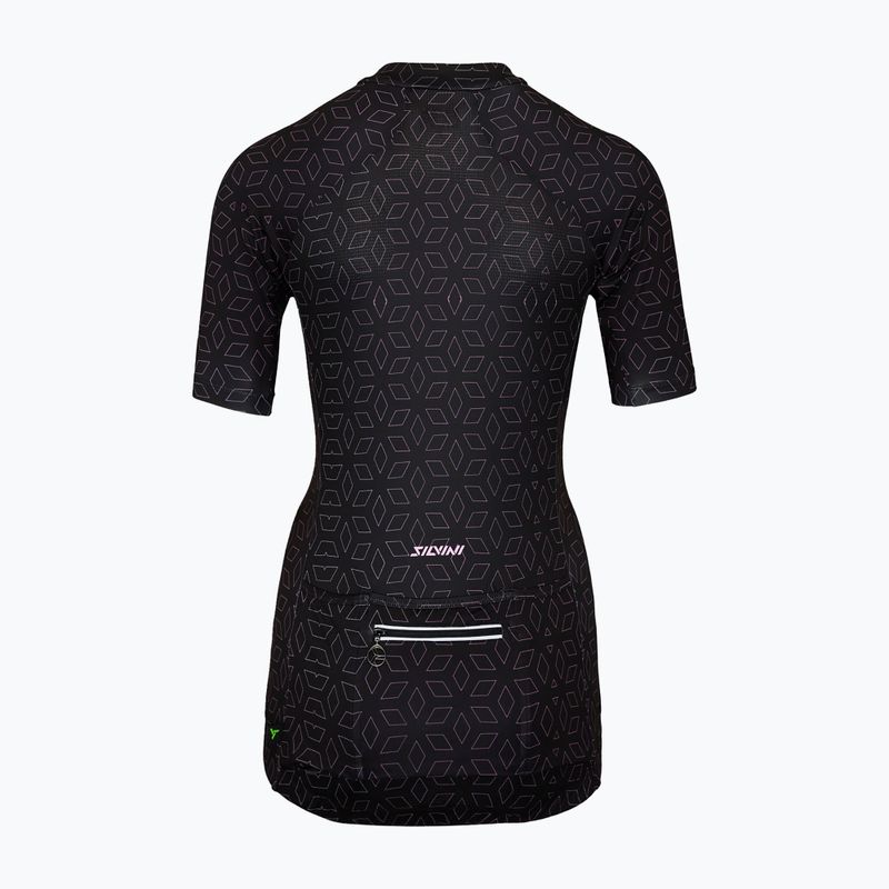 Dámský cyklistický dres SILVINI Catirina black/blush 6