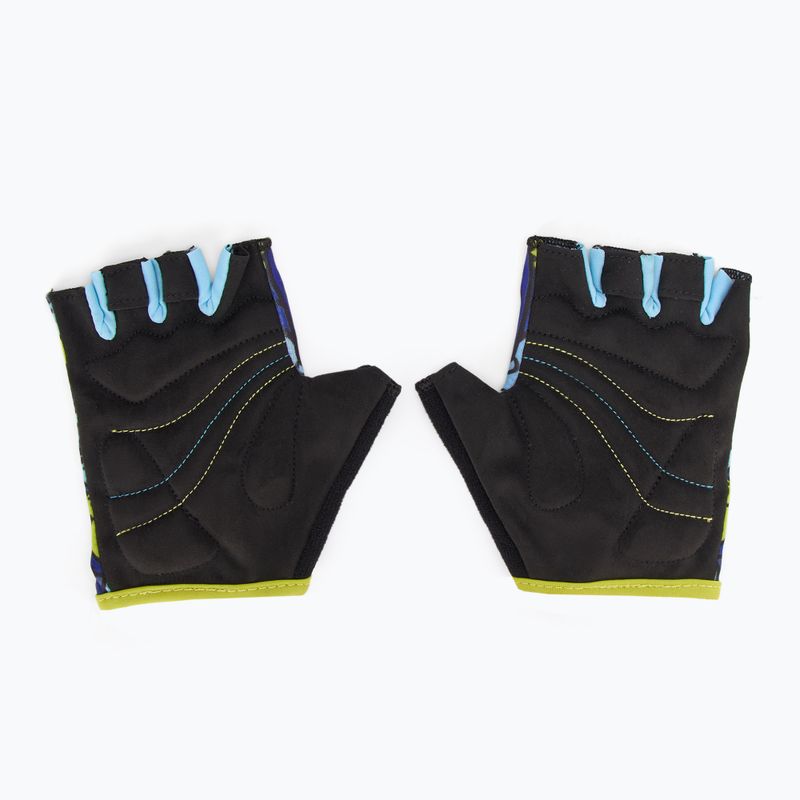 Dětské cyklistické rukavice SILVINI Locri blue/neon 3