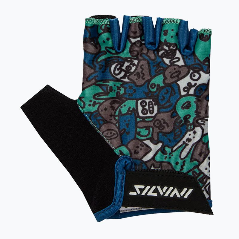 Dětské cyklistické rukavice SILVINI Locri blush/green