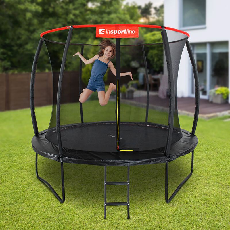 Zahradní trampolína se sítí inSPORTline Flea 244 cm 22275 8
