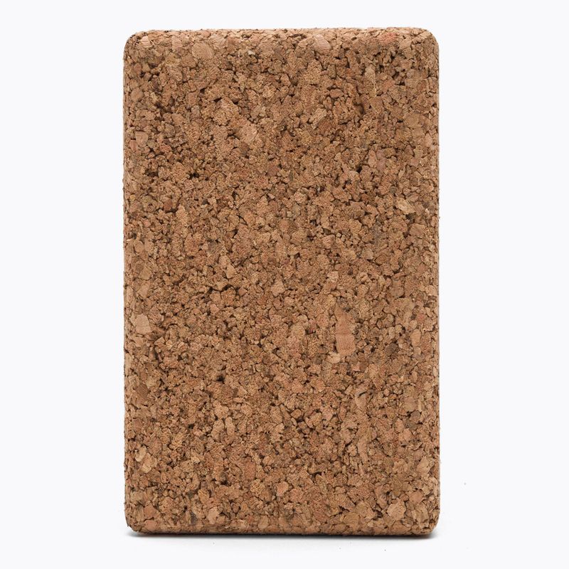 Blok na jógu JadeYoga Cork Block Small světle hnědý CYBS 4