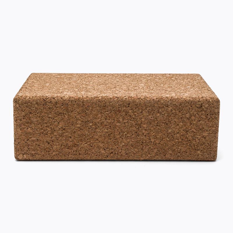Blok na jógu JadeYoga Cork Block Small světle hnědý CYBS 5