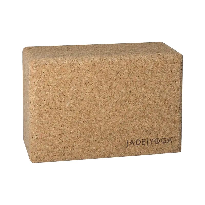 Blok na jógu JadeYoga Cork Block Small světle hnědý CYBS 9