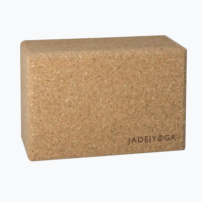 Jógový blok JadeYoga Cork Block Large cork 3