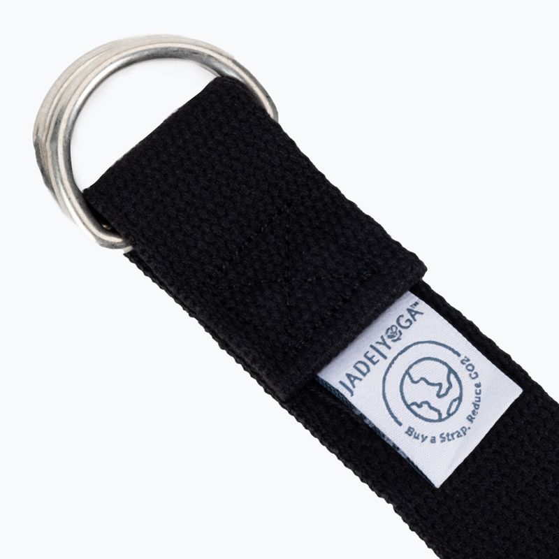 Pásek na podložku JadeYoga Strap 8' černý YSB8 2