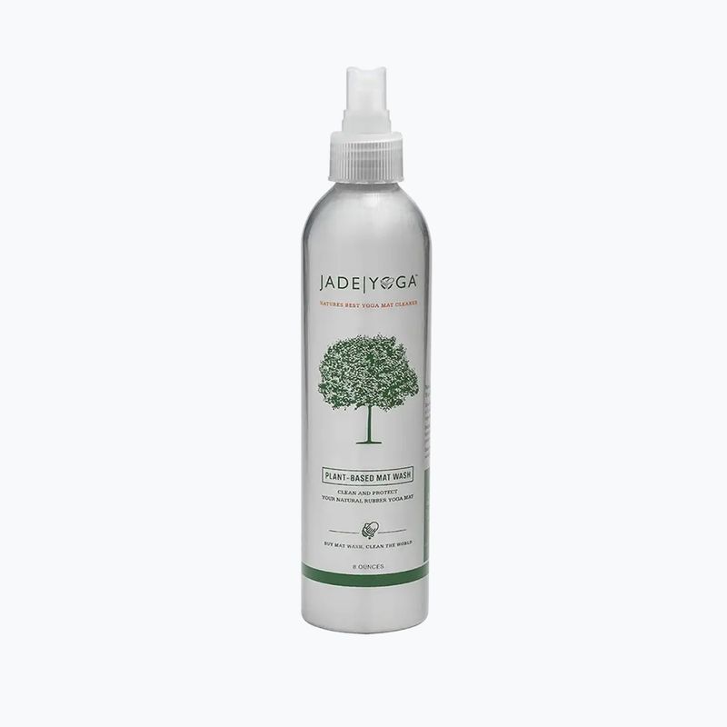 Sprej na jóga podložku Jade Yoga Plant-Based Mat Wash 8oz stříbrný YMW8