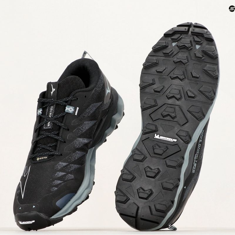 Pánská běžecká obuv Mizuno Wave Daichi 7 GTX black/ombre blue/stormy weather 12