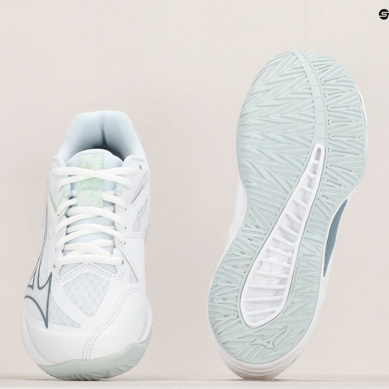 Pánská volejbalová obuv Mizuno Thunder Blade Z white / g ridge / patina green 13