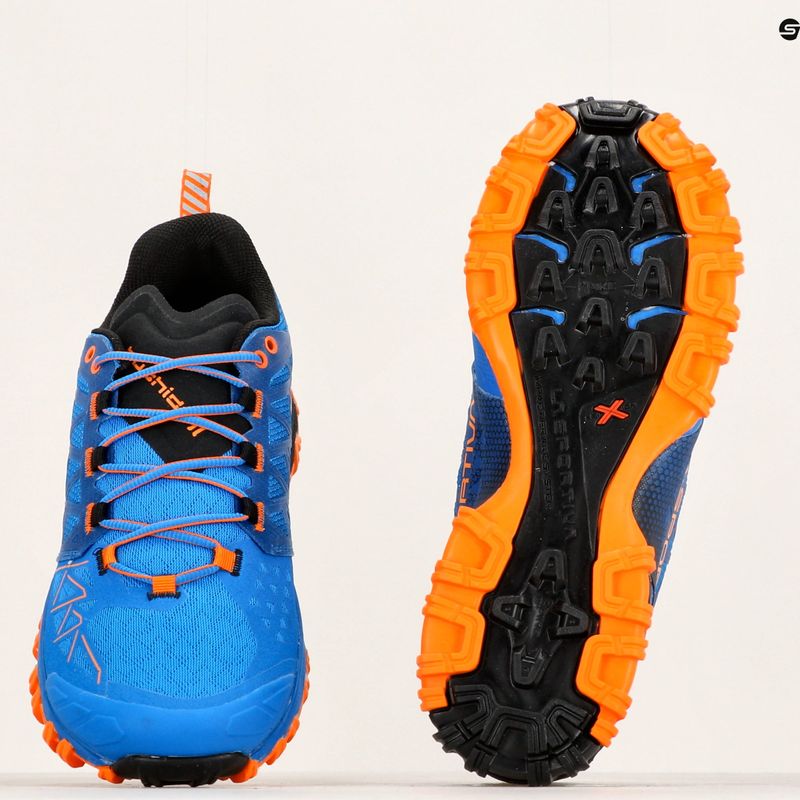 La Sportiva Bushido II GTX electric blue/tiger pánská běžecká obuv 19