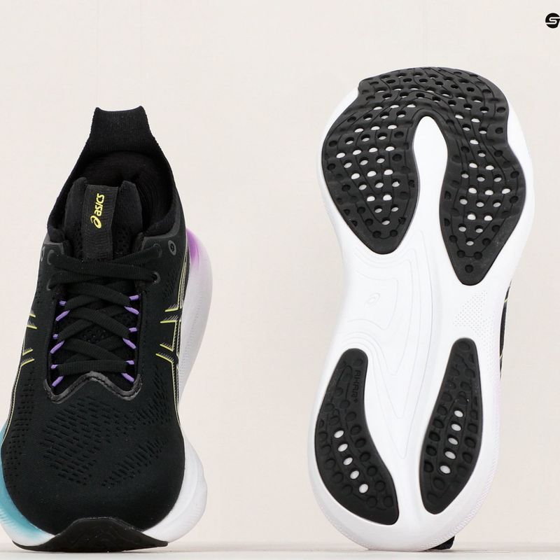 ASICS Gel-Nimbus 25 dámské běžecké boty black/glow yellow 18