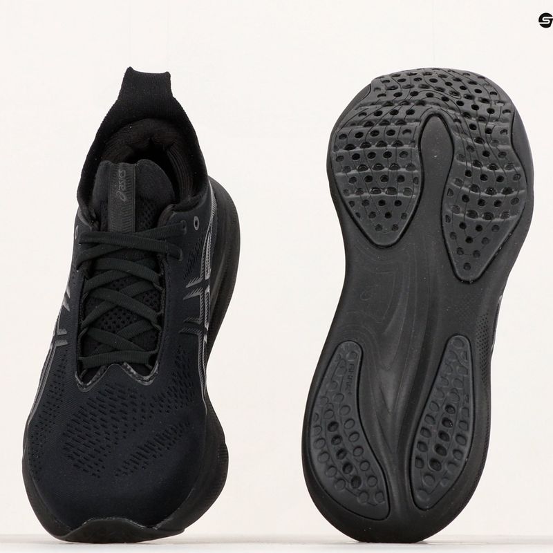 ASICS Gel-Nimbus 25 pánská běžecká obuv black/black 12