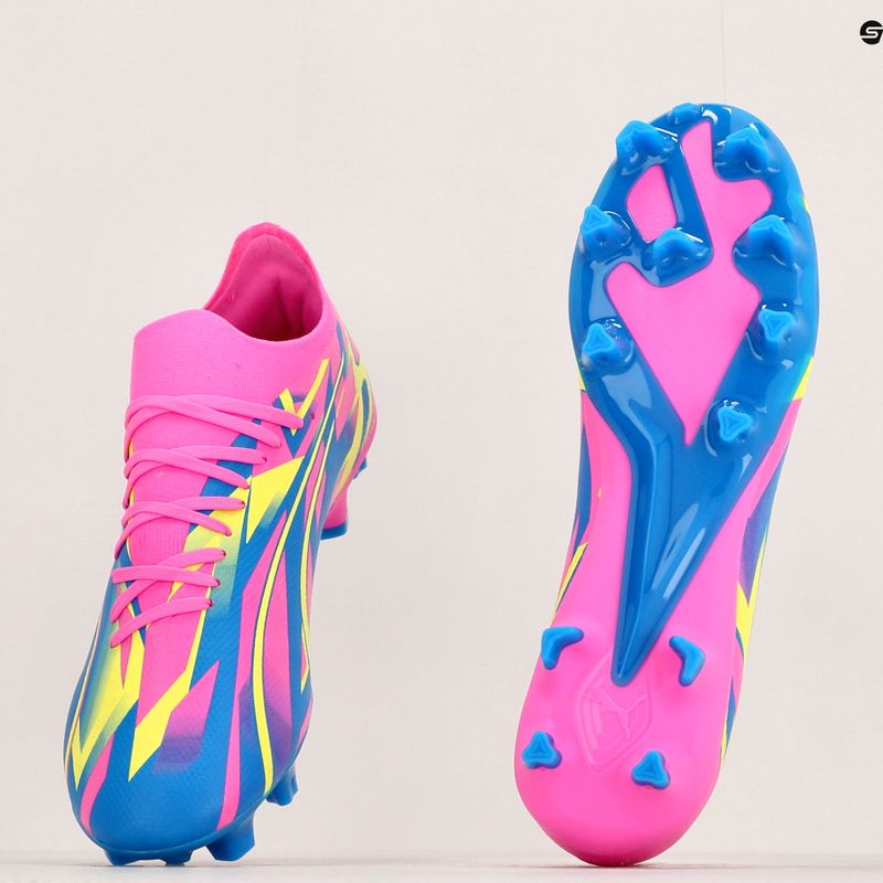 Pánské kopačky PUMA Ultra Match Energy FG/AG luminous pink/yellow alert/ultra blue 21