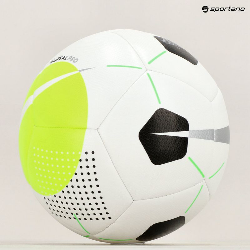 Futsalový míč Nike Futsal Pro Team white/volt/silver velikost 4 5