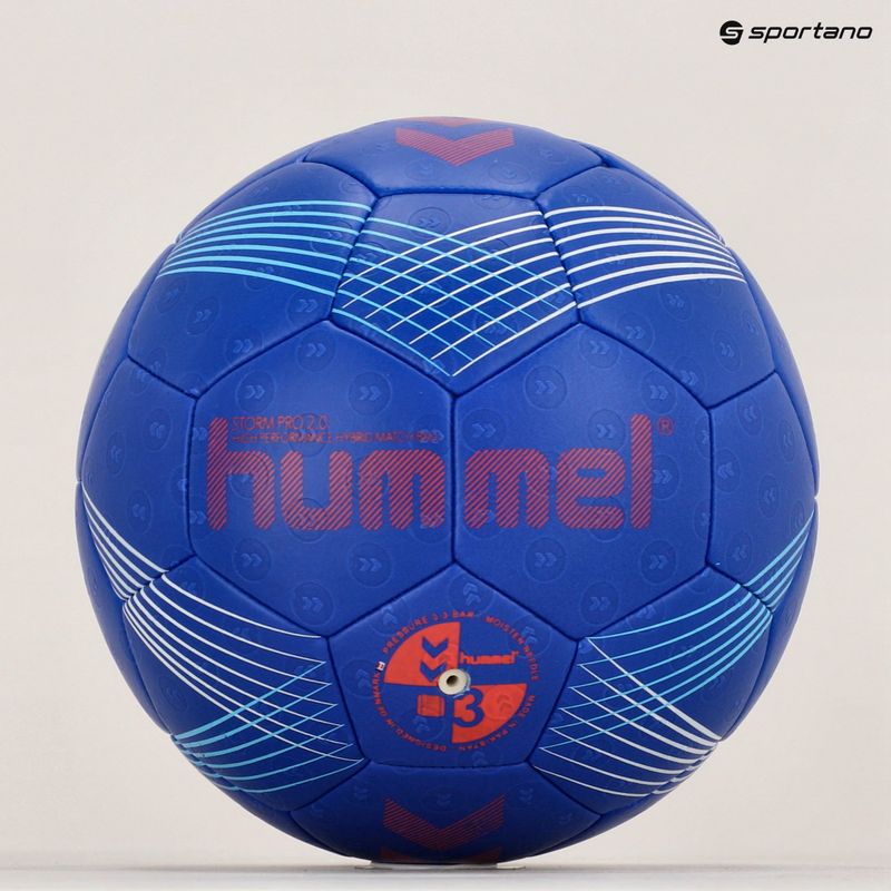 Hummel Storm Pro 2.0 HB modrá/červená házená velikost 3 5
