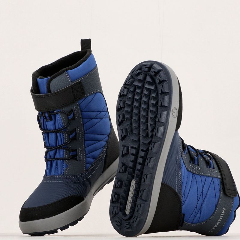 Dětské sněhule Merrell Snow Storm 2.0 WERPF navy/cobalt 17