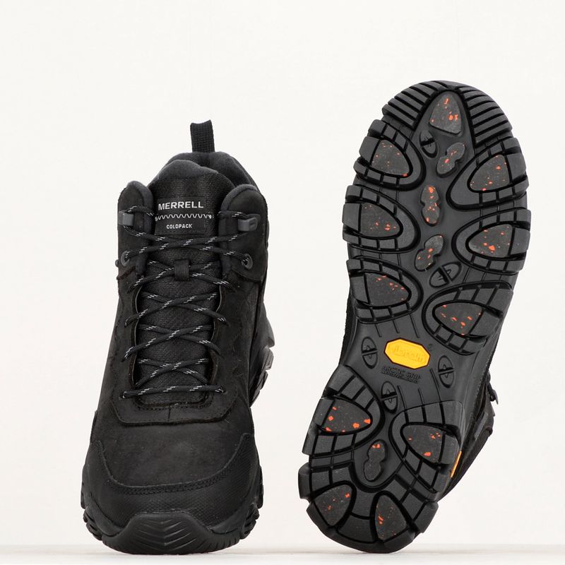 Pánské turistické boty Merrell Coldpck 3 Thermo Mid WP black 18
