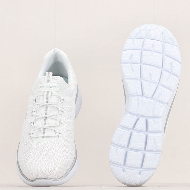 Dámská tréninková obuv SKECHERS Summits white/silver 18