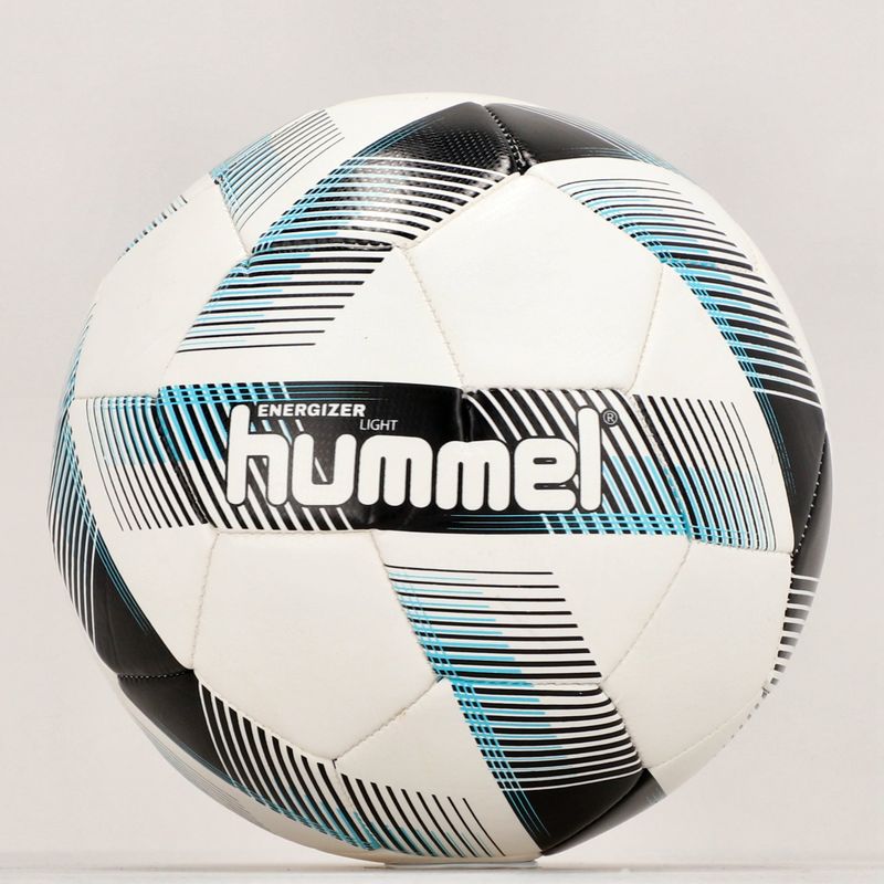 Hummel Energizer Light FB fotbalový míč bílý/černý/modrý velikost 4 8