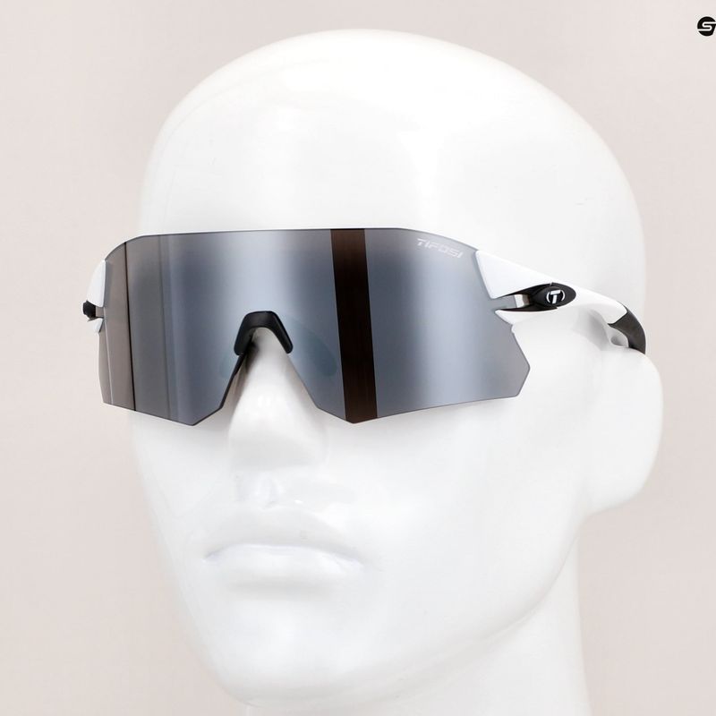 Cyklistické brýle Tifosi Rail white black/smoke/ac red/clear 8