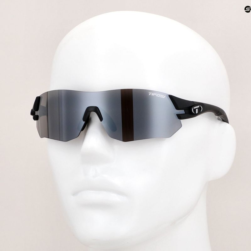 Cyklistické brýle Tifosi Tsali matte black/smoke/ac red/clear 11