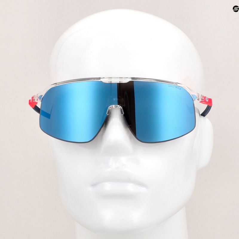 Cyklistické brýle Julbo Dencity Spectron 3 lesklý křišťál/fluorescenční růžová/modrá 10