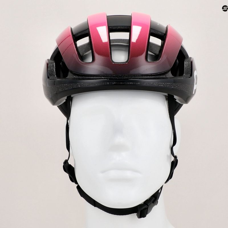 Cyklistická přilba POC Omne Lite fluorescent pink/uranium black 9