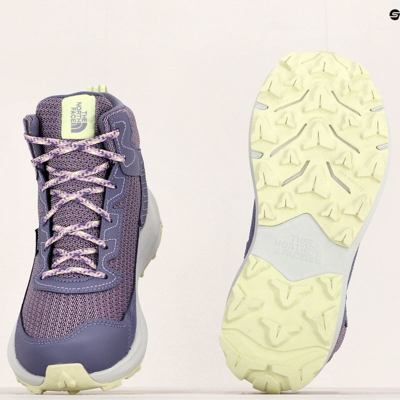 Dětské trekové boty The North Face Fastpack Hiker Mid Wp lunar slate/lupine 18