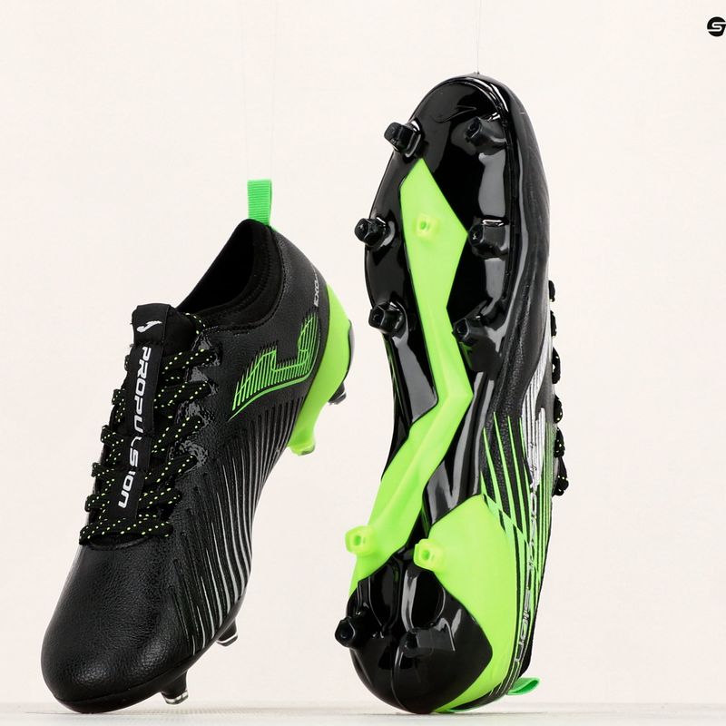 Pánské kopačky Joma Propulsion Cup FG black/green fluor 14