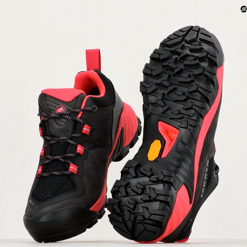 Dámské trekové boty Mammut Sapuen Low GTX black/sunset 19