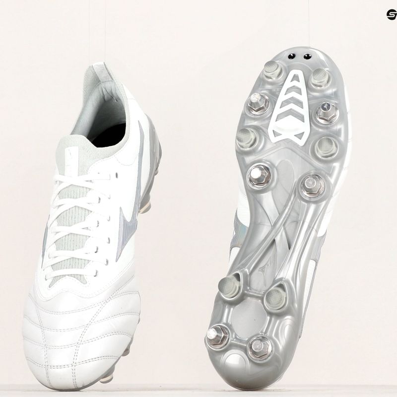 Kopačky Mizuno Morelia Neo III Beta JMP white/hologram/cool gray 3c 12